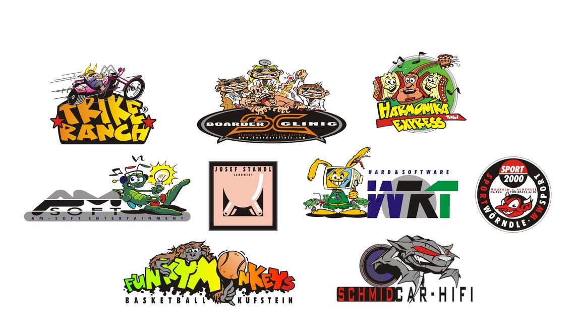 Logo, Maskottchen, Illustration