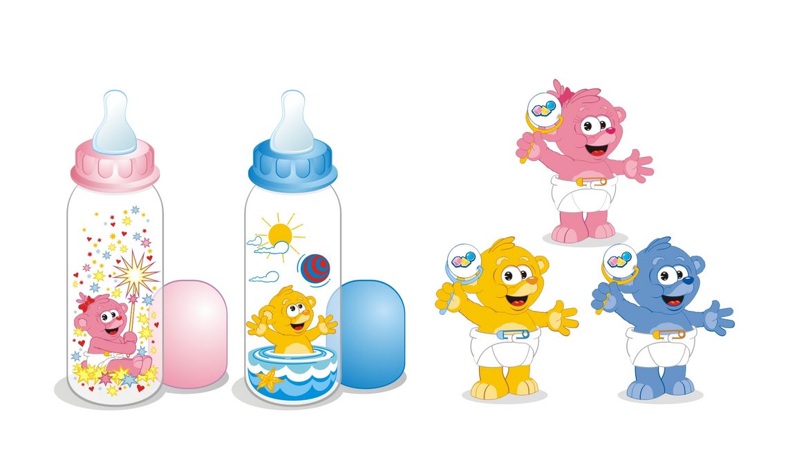 Bären Maskottchen für die Eigenmarke der Spar AG Pretty Baby